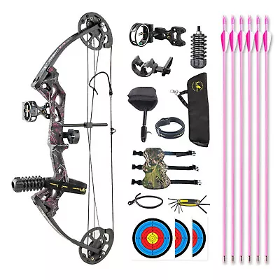 10-30LBS Youth Compound Bow KIT Junior Archery Target Sports Right Hand • £169.99