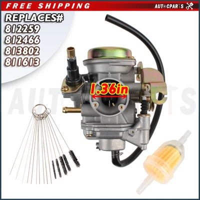 $45.95 • Buy Carburetor Fits Eton 811613 4-stroke TK E-TON Rover & Viper 70cc 90cc 812259