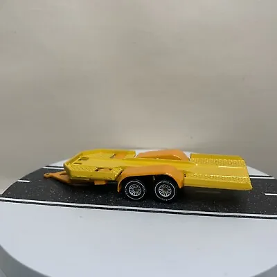 Siku Flatbed Trailer Two-Tone Yellow W/Hitch - VTG West Germany Diecast VTG NM  • $14.95