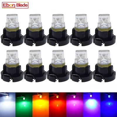 10pcs T3 Neo Wedge LED Instrument Cluster Dash Panel Climate Light Bulb 7 Colors • $9.99