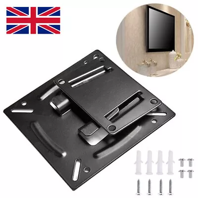 Small TV Wall Bracket Slim Fixed For 12-24 Inch Plasma Monitor Flat Fixed Slim E • £5.58