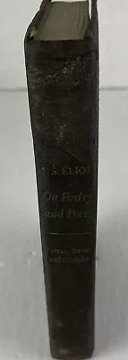 T S ELIOT - On Poetry And Poets - 1st Edition - 1957 • $49.99