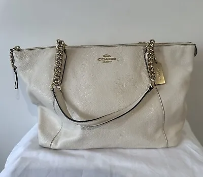 Coach Shoulder Leather Handbag - Preloved • $100