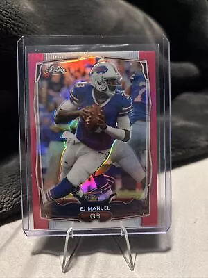 2014 Topps Chrome Pink Refractor EJ MANUEL Bills #11 /399 • $4