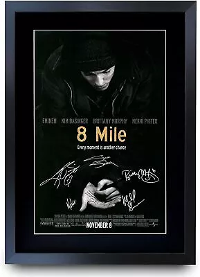 8 Mile Eminem Kim Basinger A3 Poster Framed Autograph Picture For Movie Fans • $63.83