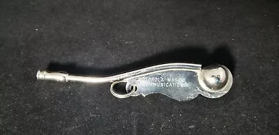 $49.99 • Buy Vintage Stainless Bosun Whistle Motorola Marine Communications Germany