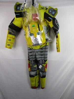 $23.99 • Buy Bumblebee Costume Boys Small Yellow Jumpsuit Mask Transformers Halloween New