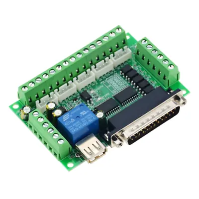 1pcs 5 Axis CNC Breakout Board For Stepper Driver Controller Mach3 • £9.59