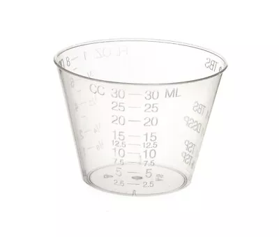 Medline Plastic Graduated Medicine Cup 1oz 5000Ct • $55.95