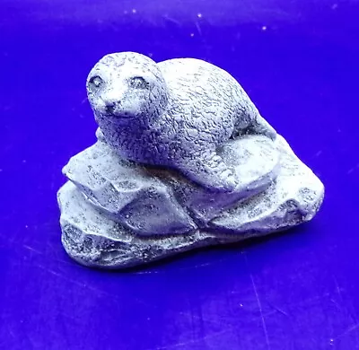 Mt St Helens Ash Sculpture Seal On Rock Small Figurine Approximatley 2 In. • $12.99