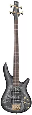 Ibanez SR300EDXBZM 4-String Electric Bass Guitar - Black Ice Frozen Matte Finish • $429.99