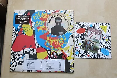 ELVIS COSTELLO Armed Forces USA Promo Vinyl LP + Promo 7  EP Columbia 1978 • $123.30