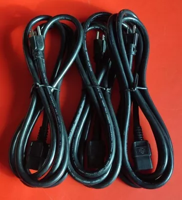 3X Power Cable 3 Pin USA Male C19 Female 3m (19) • £20