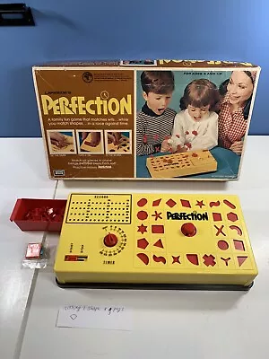 Perfection Board Game NEAR COMPLETE - TESTED WORKS - Vintage 1973 Lakeside Games • $20