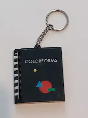 Vintage Colorforms Shapes Booklet Mini Key Chain Key Ring Basic Fun 1997 🔴🟩 • $7