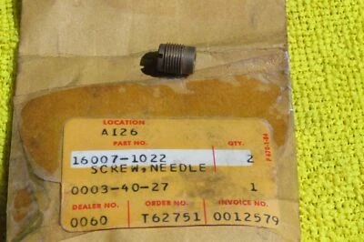 $14.09 • Buy Kawasaki Klr250 Kz250 Kz440 Kz750 Carburetor Needle Set Screw Part # 16007-1022