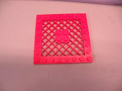 1 Red Lego Plate 4151 Modified 8x8 W/ Grille From M:Tron Mega Core 6989 • $25.49