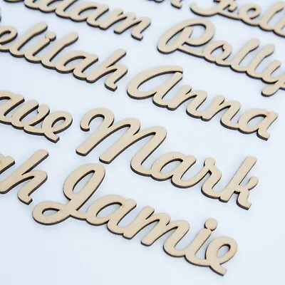 £1.42 • Buy Script Names, Letters Or Words. Wooden 3.2mm Thick High Quality MDF Wedding FH