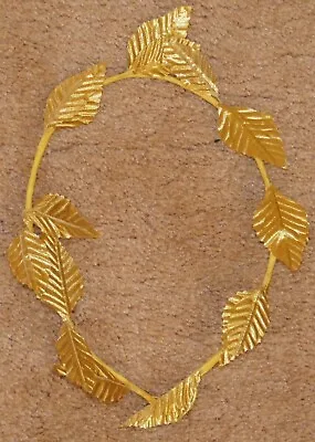 JNAWA Roman/Greek Gold Leaf Headband Crown • £2.99