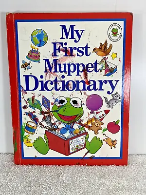 My First Muppet Dictionary - Jim Henson Muppet Press Book - 1988 Hardback Book • $2.99