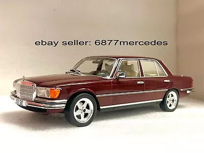 1972 MERCEDES BENZ W116 350 SE S-Class Updated AMG Style Wheels 1/18 Scale MCG • $119.97