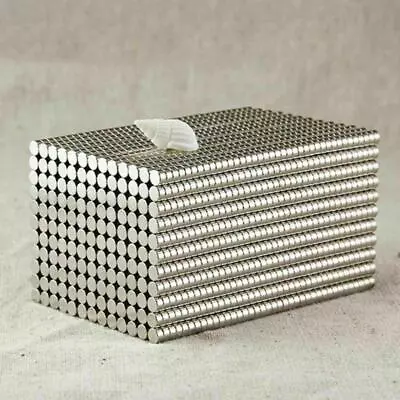50pcs 4x2mm Magnets Round Shape Rare Earth Neodymium Ndfeb Strong Magnetic Disc • $12.74