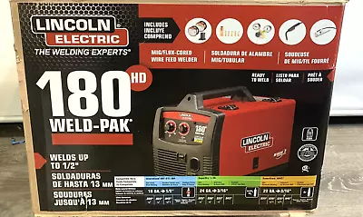 Lincoln Electric Weld Pak K2515-1  MIG Flux-Core 180 Amp *Open Box - Read* • $749.99