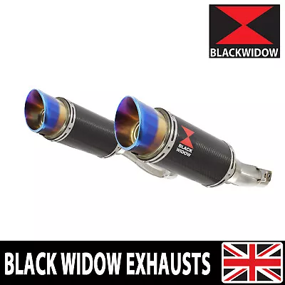 Z1000 Z1000SX 10-19 4-2 + Panniers Exhaust Silencers End Cans Round CL20R • £389.99