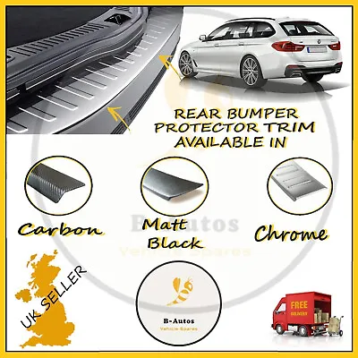 For Bmw 5 Series Touring G31 Rear Bumper Protector Guard Trim Scratch Sill Cove  • £334.99