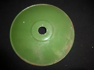 £14.99 • Buy Vintage French Green Enamel Coolie Shade