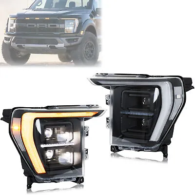 Full LED Headlights For Ford F-150 F150 P702 14th Gen 2021 2022 2023 Front Lamps • $636.99