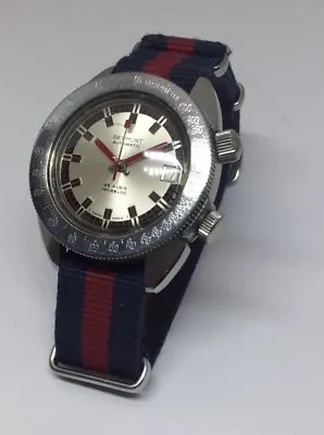 Bermont Automatic Compressor Dive Watch Stainless 25j Swiss Made Vintage Rare • $995