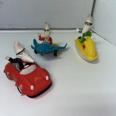 $3.99 • Buy MACDONALDS MAC TONIGHT HAPPY MEAL Toy Lot X3 Car Jetski Plane 1980s