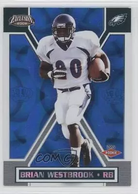 2002 Pacific Exclusive Blue /299 Brian Westbrook #197 Rookie RC • $9.44