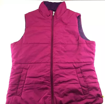 Made For Life Womens Vest Sz M -  Purple CA-736918 Size Medium Purple • $14.99