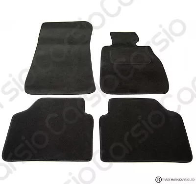 For BMW 3 Series E90 E91 2005-2012 Tailored Carpet Car Floor Mats Black 4pc Set • £13.99