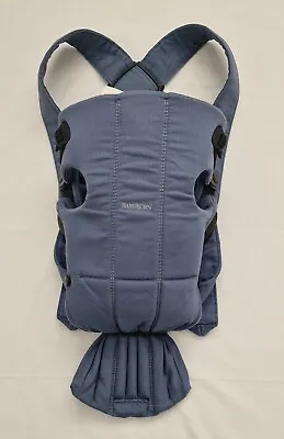 Baby Bjorn Baby Carrier Mini Vintage Indigo Cotton In Immaculate Condition • £59.99