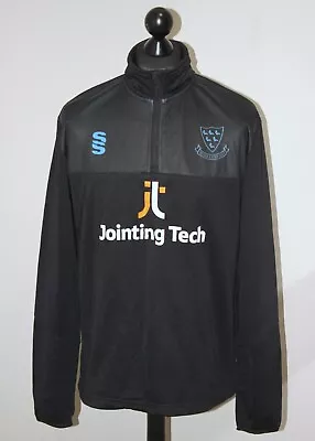 Sussex County Cricket Club Training Neck-zip Jumper Jacket Surridge Size L • £53.99