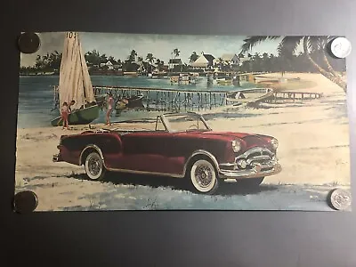 1953 Packard Caribbean Convertible Print Picture Poster RARE!! Awesome Small • $9.95