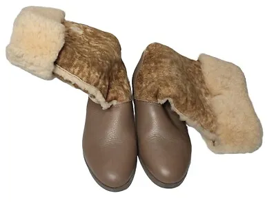 Vintage Full Shearling Apre' Boots By Hush Puppies  Winter Shearling  8½ M • $90