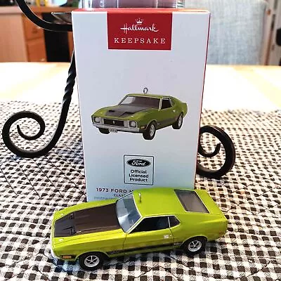 Hallmark 1973 Ford Mustang Mach 1 #33 Classic Cars 2023 Christmas Ornaments • $8