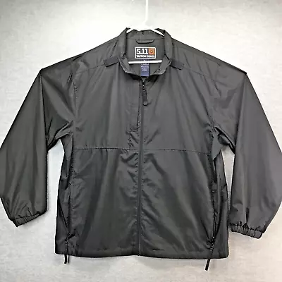 511 Tactical Jacket Mens XL Black Full Zip Windbreaker Lightweight Pockets • $28.99