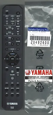 New Yamaha Remote Control RAX33 For Natural Sound Stereo Receiver R-S202 ZU49260 • $27.15