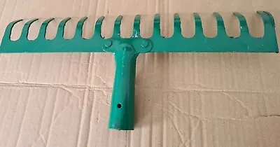 Garden Rake Head 14Tooth (New Paint Has Come Off In Areas) • £5.95