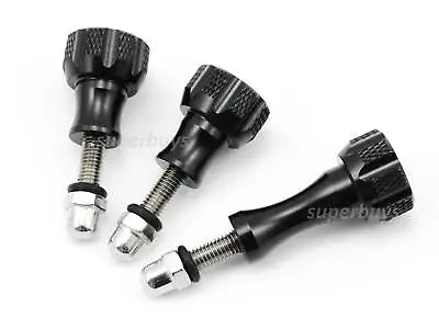 3pcs Black Aluminium Thumb Screw For GoPro Mount Accessories Action Camera SJCAM • $16.95