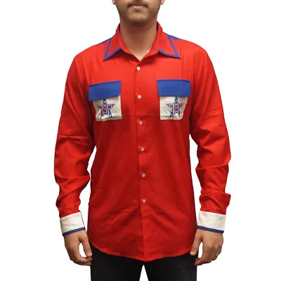 Roy Munson Bowling Shirt Kingpin Movie King Pin Costume Woody Harrelson • $36.78