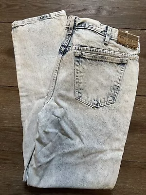 Vintage Calvin Klein Acid Wash Denim Jeans Mens 38 Made In USA • $24.99