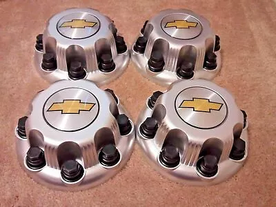 4pcs 2000-2008 Chevy 2500 Truck Van 16  8 LUG SILVER MATTE WHEEL Center  Caps • $56.39