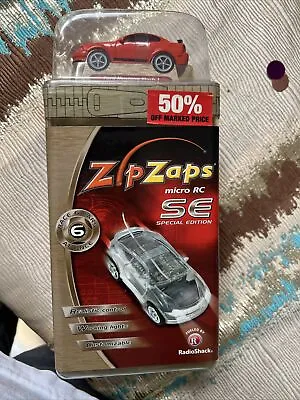 Radio Shack ZipZaps Micro RC Car SE Special Edition Red Ford Mustang Mach 1 NOS • $98