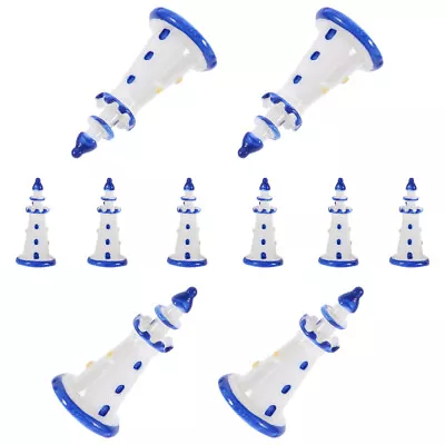  30 Pcs Miniature Kits Doll House Accessories Lighthouse Decorate • £11.99
